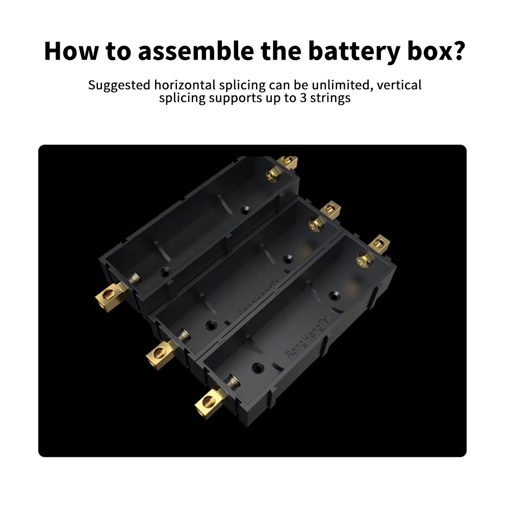 18650 21700 20700 Battery Pack Battery Mounting Tool Serial Parallel Assembly Power Supply Pure Copper Contacts 15A Current