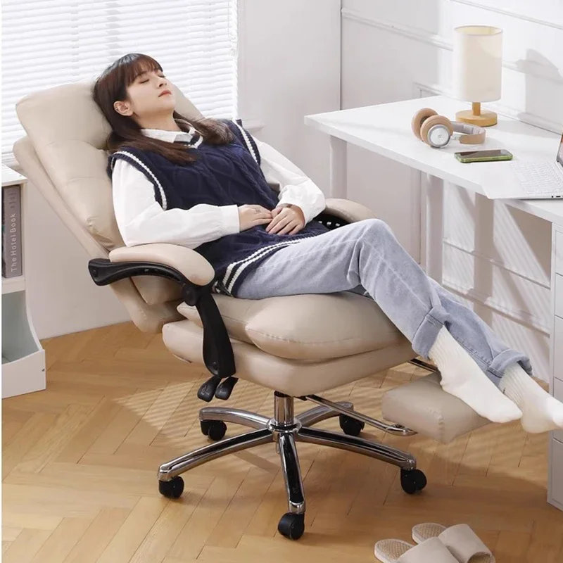 

Comfy Chair Height Adjustable Computer Armchair Advanced Office Desk Gamer Wheels Relaxing Chairs Rotating Furniture Luxury Work