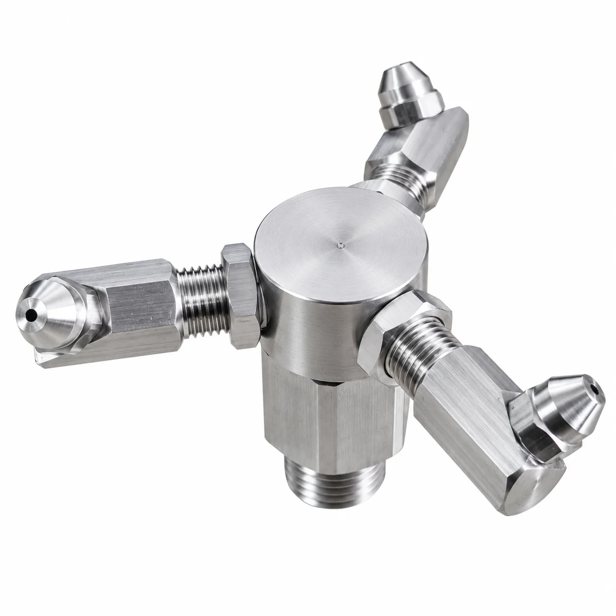 SS304 Automatic Rotating Car Washer Nozzle 360 Degree Cleaning Nozzle High Pressure Washing Machine Industrial Dust Spray Nozzle
