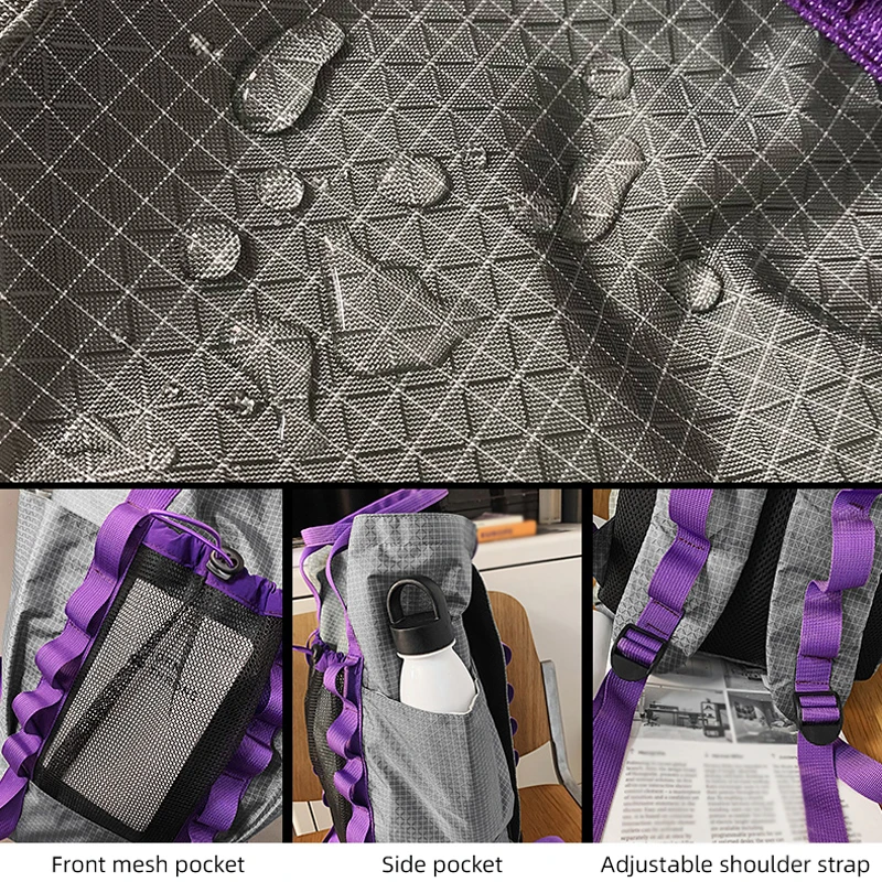 Gym-Rucksack, große Aufbewahrung, Outdoor-Reisen, Spazierengehen, Wandern, Camping, Tasche, multifunktionaler Laptop-Computer, College-Wochenend-Tagesrucksack