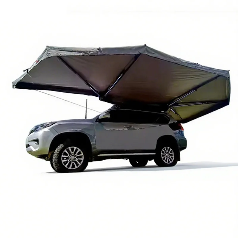

Retail CSS Touring 270 XL Awning Similar Camping Foxwing 360 Degree Car Side Awning With LED Strips FOX Awning