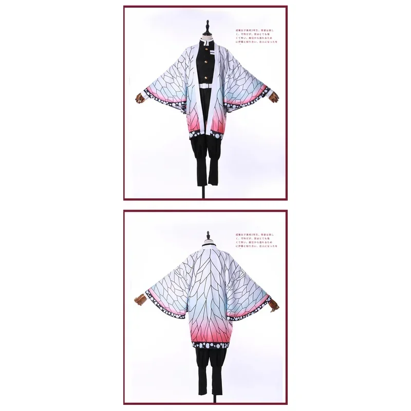 N66Kochou Shinobu Cosplay Anime disfraz Shinobu Haori uniforme mujeres niños ropa 2W $ %