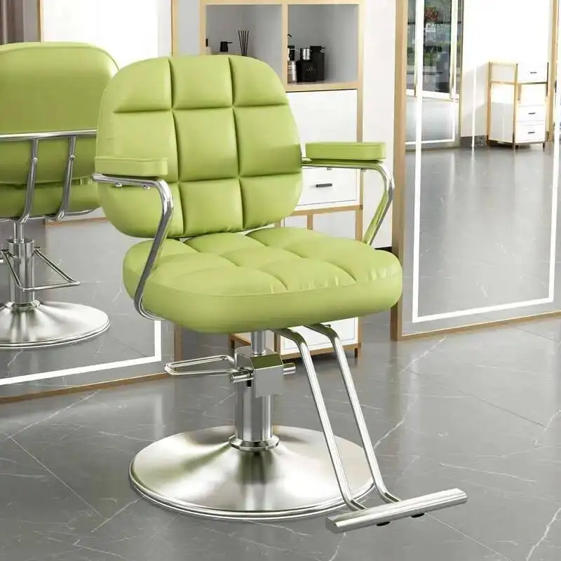 

Aesthetic Swivel Salon Chair Rotating Pedicure Professional Barbers Armchairs Stylist Sillas Giratoria Salon Furniture MQ50BC