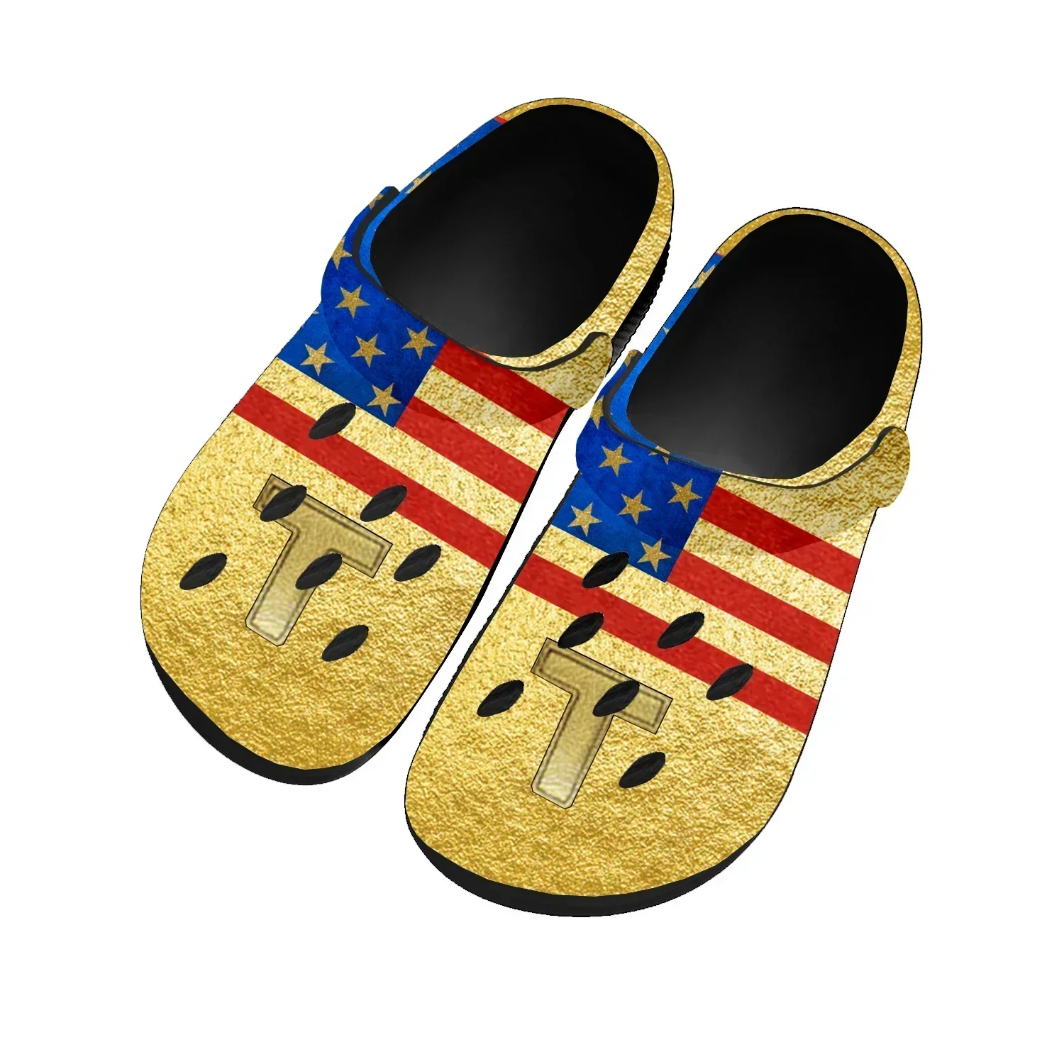 Trump 2024 Home Clogs Custom Water Shoes Never Surrender Mens Womens Teenager Shoe Garden Beach Hole Slippers