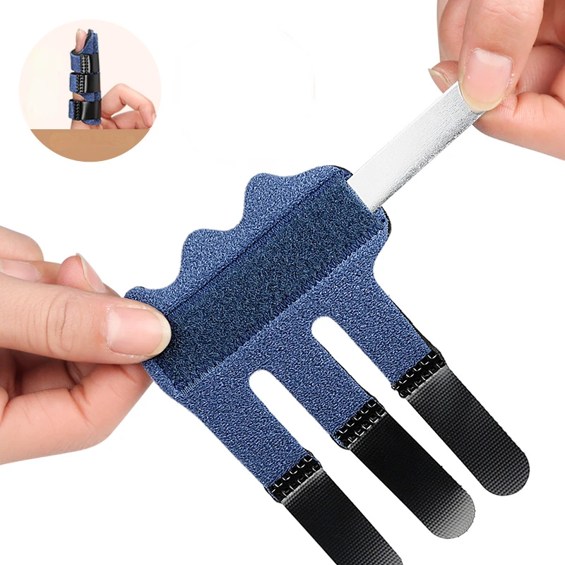 1Pcs Adjustable Finger Corrector Splint Pain Relief Finger Brace Support Hand Splint Fix Strap Protector For Arthritis Joint