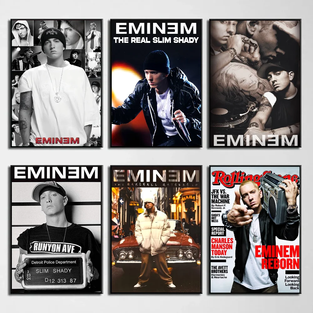 Eminem Poster Paper Print Home Living Room Bedroom Entrance Bar Cafe Art Painting Decoration