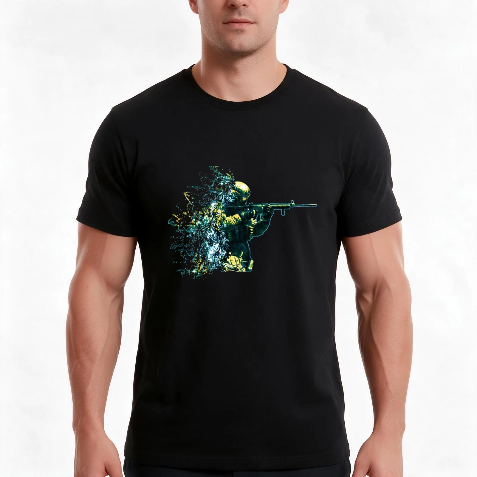 Counter Strike 2 CS 2 fanart characters Men T Shirt funny t shirts dark humor