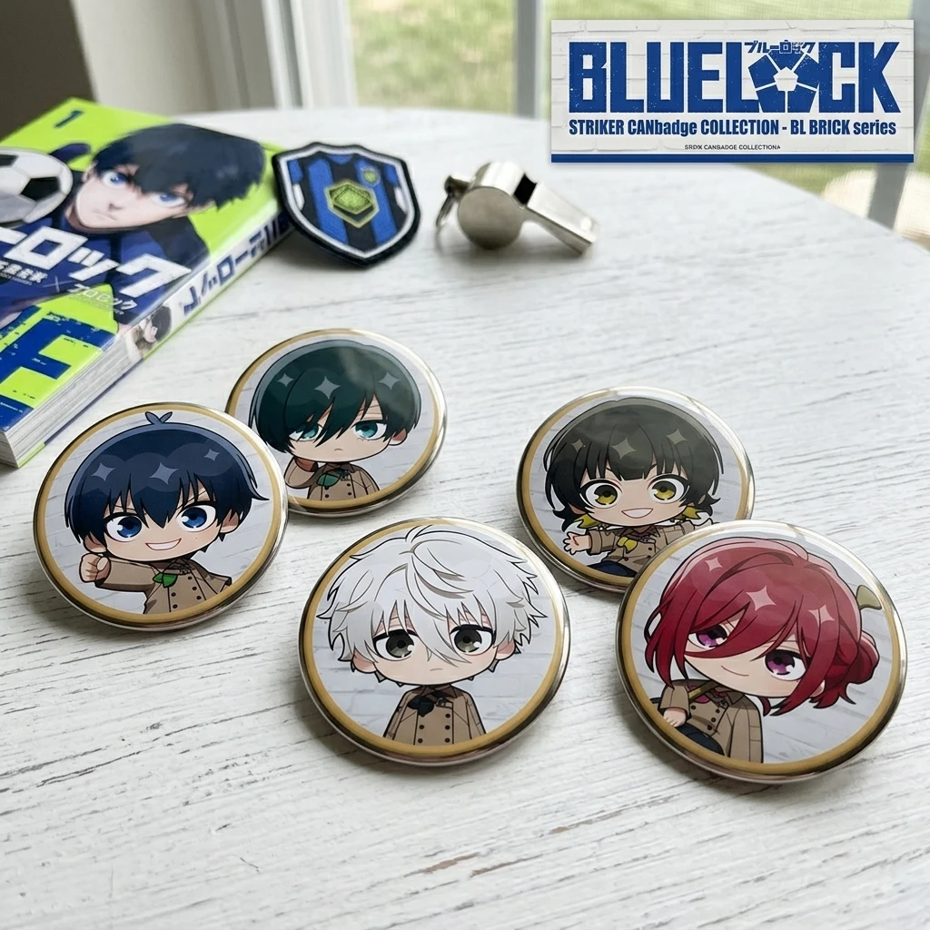 Blue Lock Series Newest Anime Badge Isagi Yoichi Nagi Seishiro Chigiri Bachira Q Version Pin Brooch Nice Gift For Anime Fans