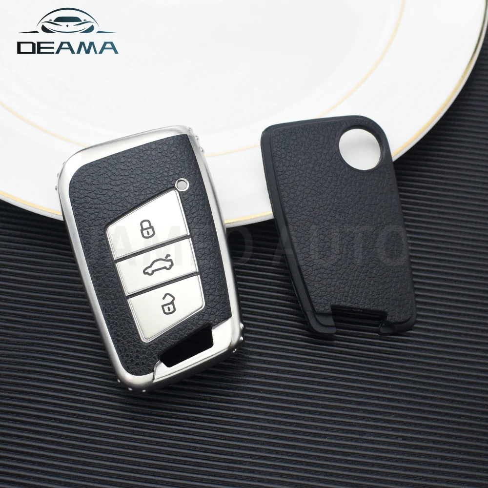 

4 Buttons Car TPU Key Cover Case Fob for VW Volkswagen Magotan GTE Passat B6 B7 B8 CC Arteon for Skoda Fabia Superb A7 Kodiaq