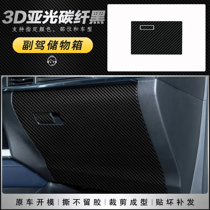 Carbon Fiber for Mazda CX30 CX-30 Car Protect Film Interior Sticker Center Console Gear Storage Box Kick Door Windows Lift Panel