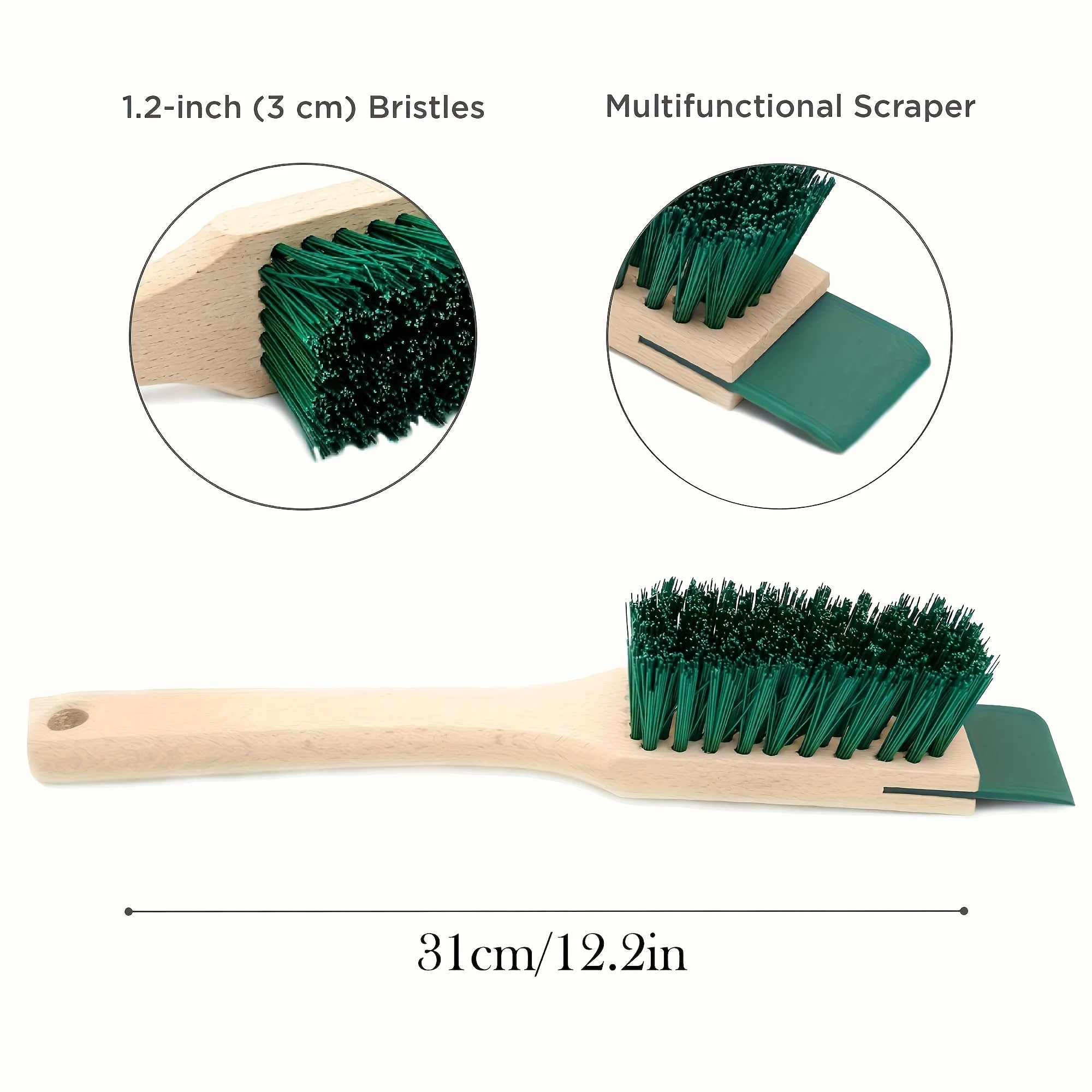 Garden Tools Lawn Mower Blade Cleaning Brush Garden Outdoor Cleaning Scraper Brush