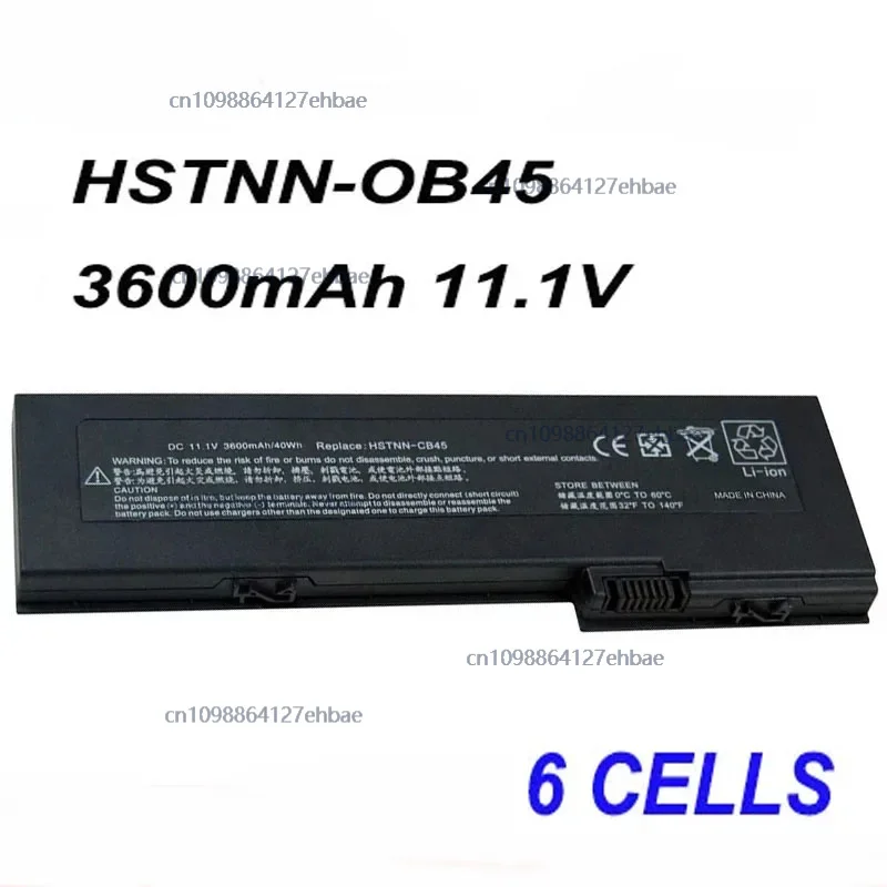 

HSTNN-OB45 OT06XL 6 ячеек 3600 мАч 11,1 В аккумулятор для ноутбука HP EliteBook 2730p 2740p 2760p 2710p HSTNN-CB45 HSTNN-XB45 ﻿ Быстрая доставка