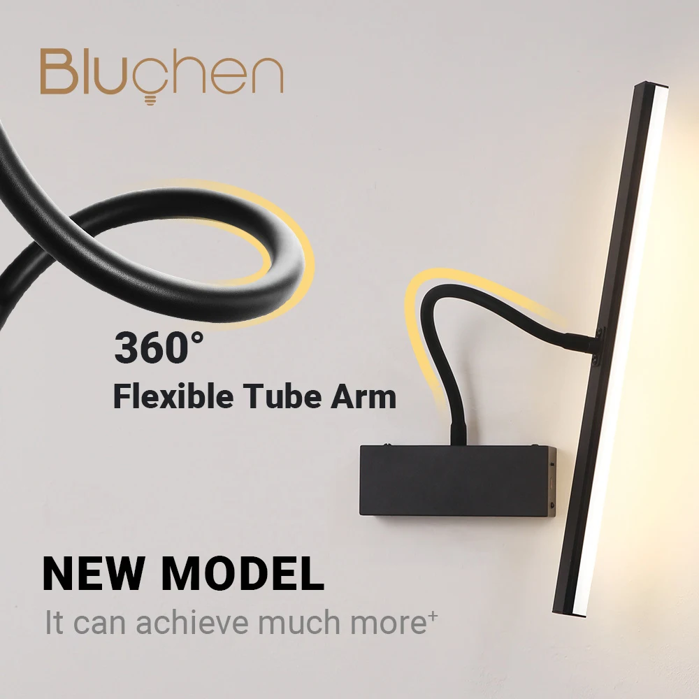 4400mAh Rechargeable Wall Lamp 40cm Interior LED Wall Light Dimming for Picture Pegboard Bedroom decoration