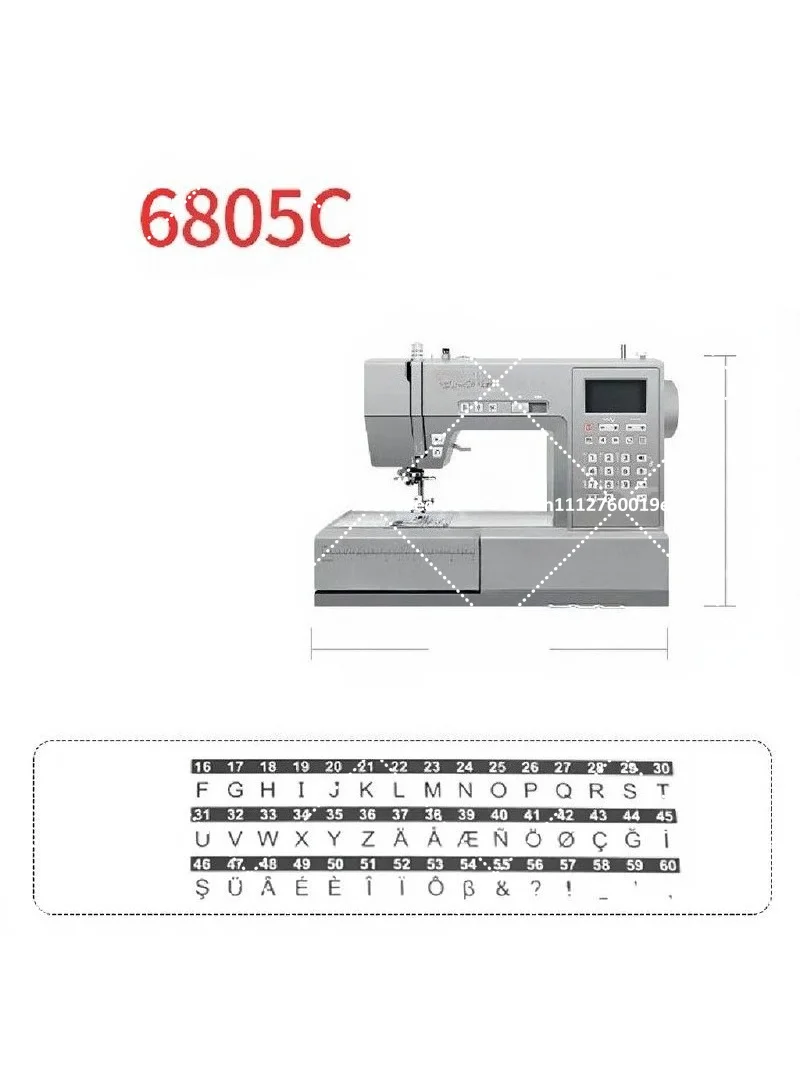Multifunctional Desktop Sewing Machine 90W Heavy Duty Electric Sewing Machine for Home Use