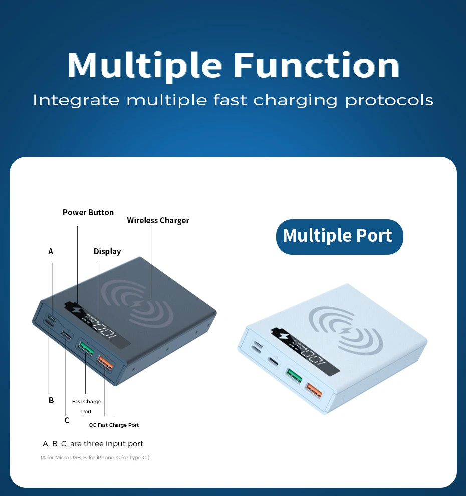 Funda de batería 18650 DIY, 5 ranuras, soporte de carga rápida, salida USB Dual, 5V, 2A, carga rápida para teléfono móvil, 18650