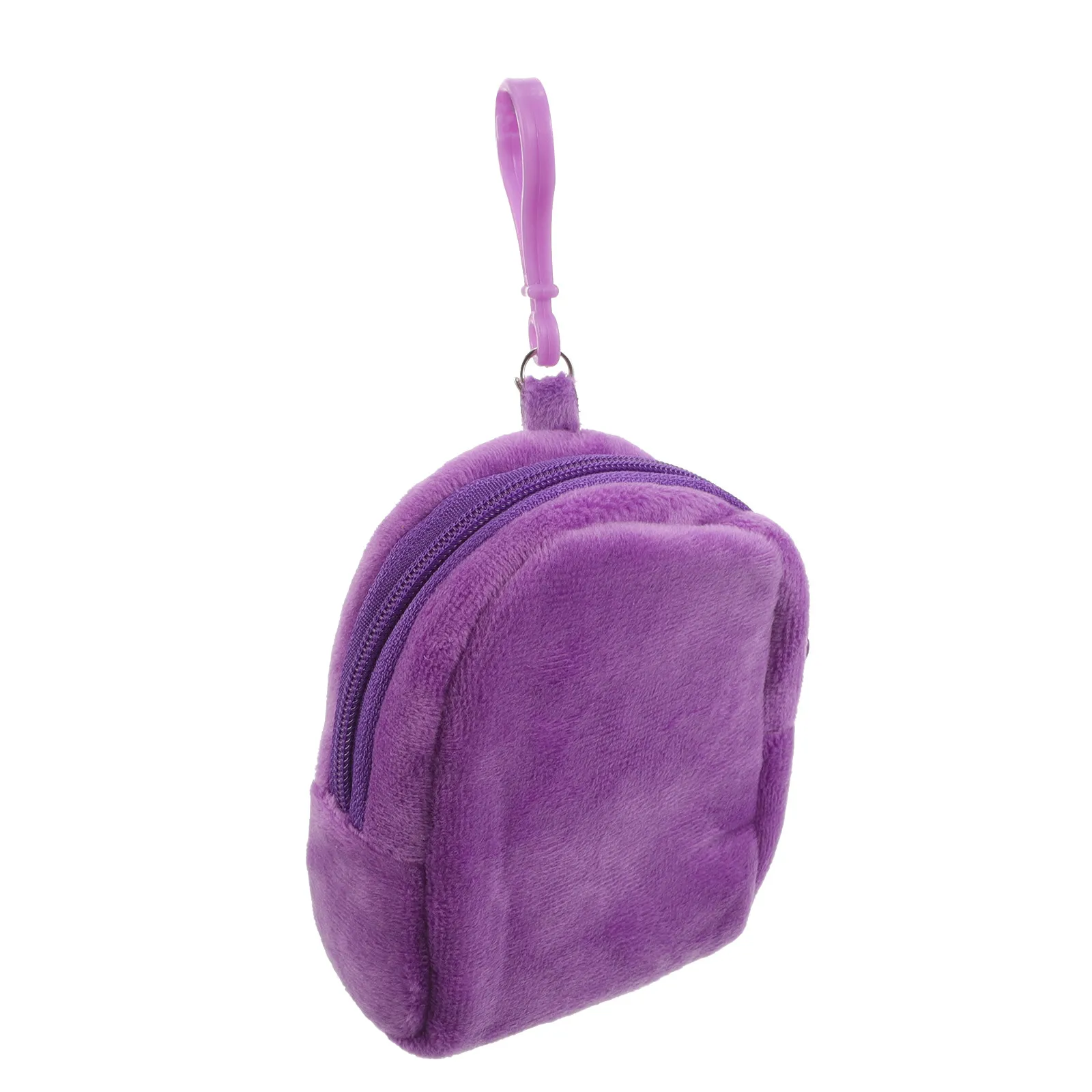 Cute Candy-Colored Keychain Pouch for Women Small Hanging Storage Bag Coin Purse Earbuds Case Travel Organizer Gifts for Her