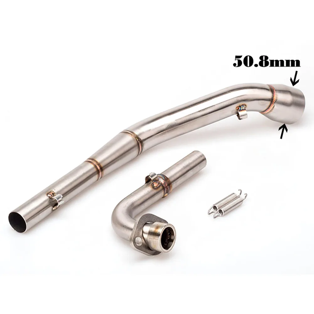 

For Honda GROM MSX125 Motorcycle Exhaust System Front Pipe Muffler Connect Middle Pipe Stainless Steel