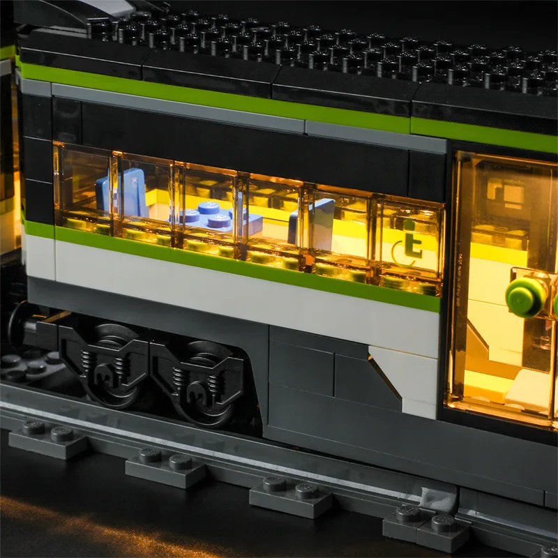 LICHT Voor LEGO 60337 Express Passagier Trein Blok DIY Speelgoed (GEEN Blokken Model, alleen LED Licht) Licht Set Kid Gift