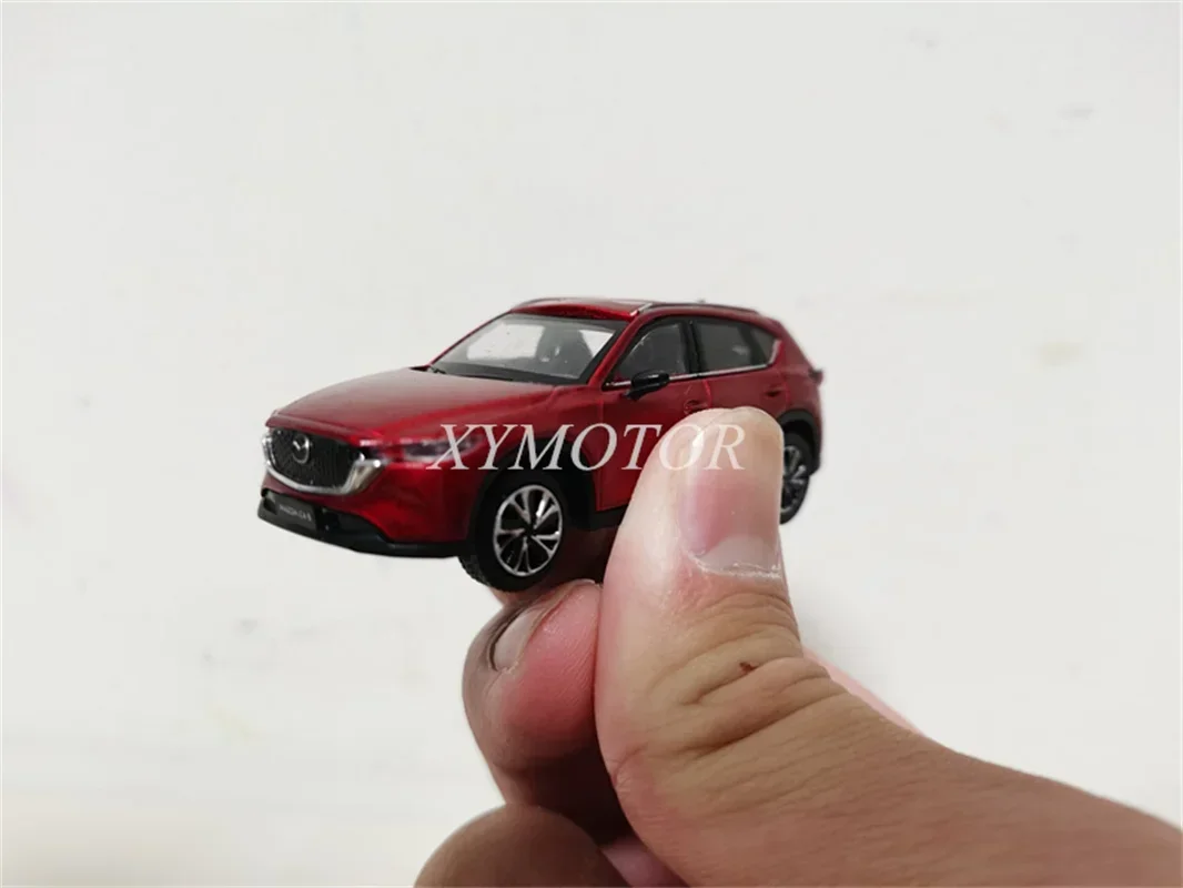 

Модель автомобиля под давлением для Mazda CX-5 CX5 2 generation SUV 2022, красная игрушка, подарок для хобби, демонстрационные коллекционные украшения, 1:64