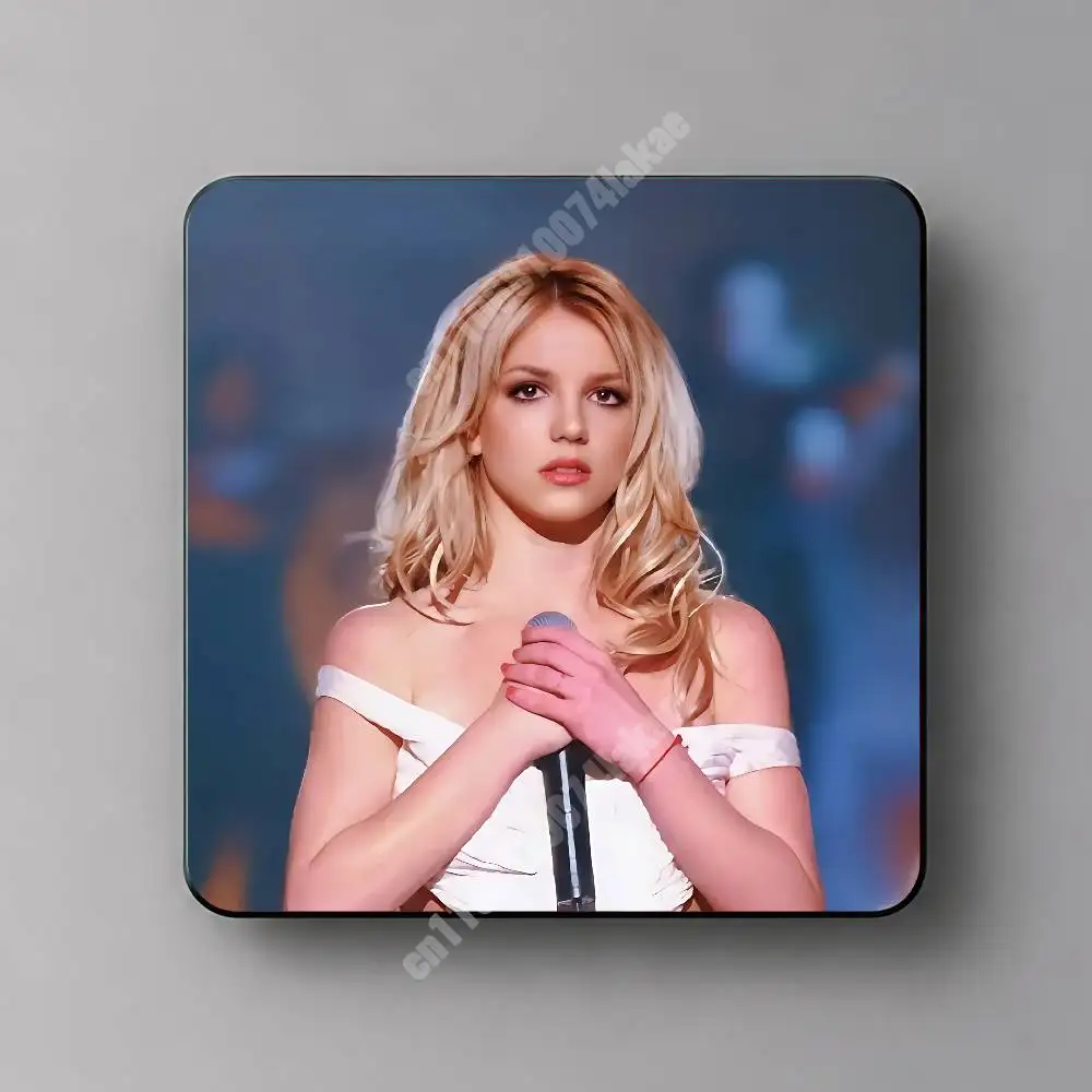 B-Britney S-Spears Pop Princess Magnetic Sticker Removable Fridge Decal for Metal Surfaces Magnet Label