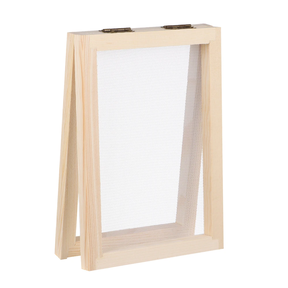 Gift Multi-size Paper Making Mould Frame DIY Papermaking Paper Making Screen Learning Wood Handcraft Gift Wooden Mesh Mold