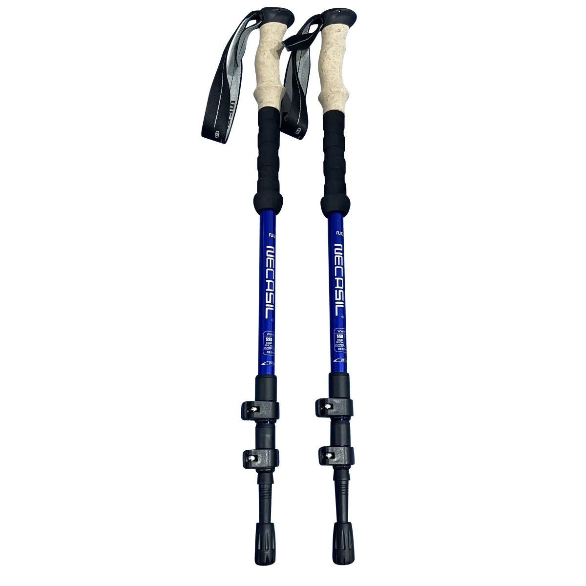 Bastones nórdicos de carbono para caminar, Alpenstock, bastones de esquí de alta calidad, muleta plegable, bastón de Trekking