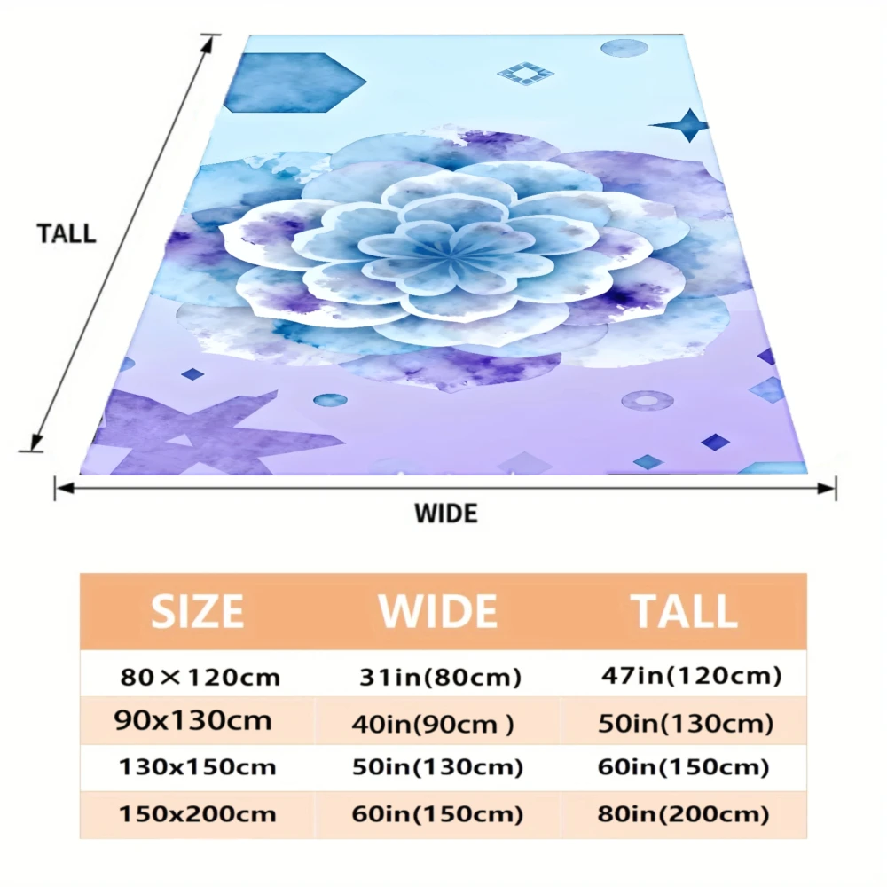 الزهور، الحيوان، كوكبة | الفانيلا | بطانية ديكور الغرفة، أدوات التخييم، اختيار الهدايا الاحتفالية | ناعمة ورقيقة | حافظ على الدفء #5