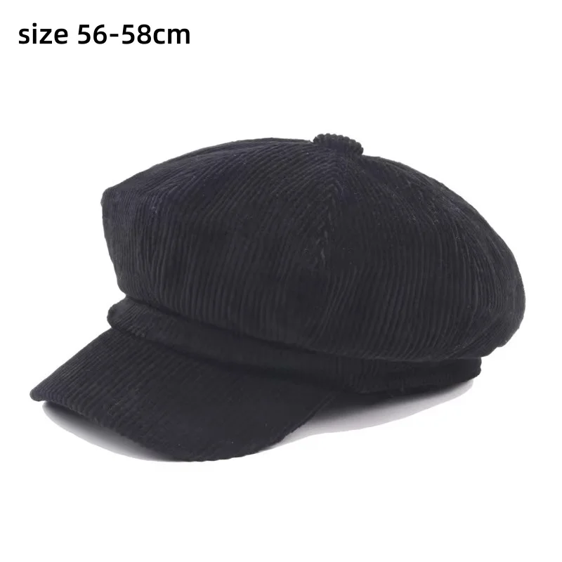 Newsboy Cap Beret Female Autumn Winter Hats For Women Octagonal Cap Painter Hat Vintage England
