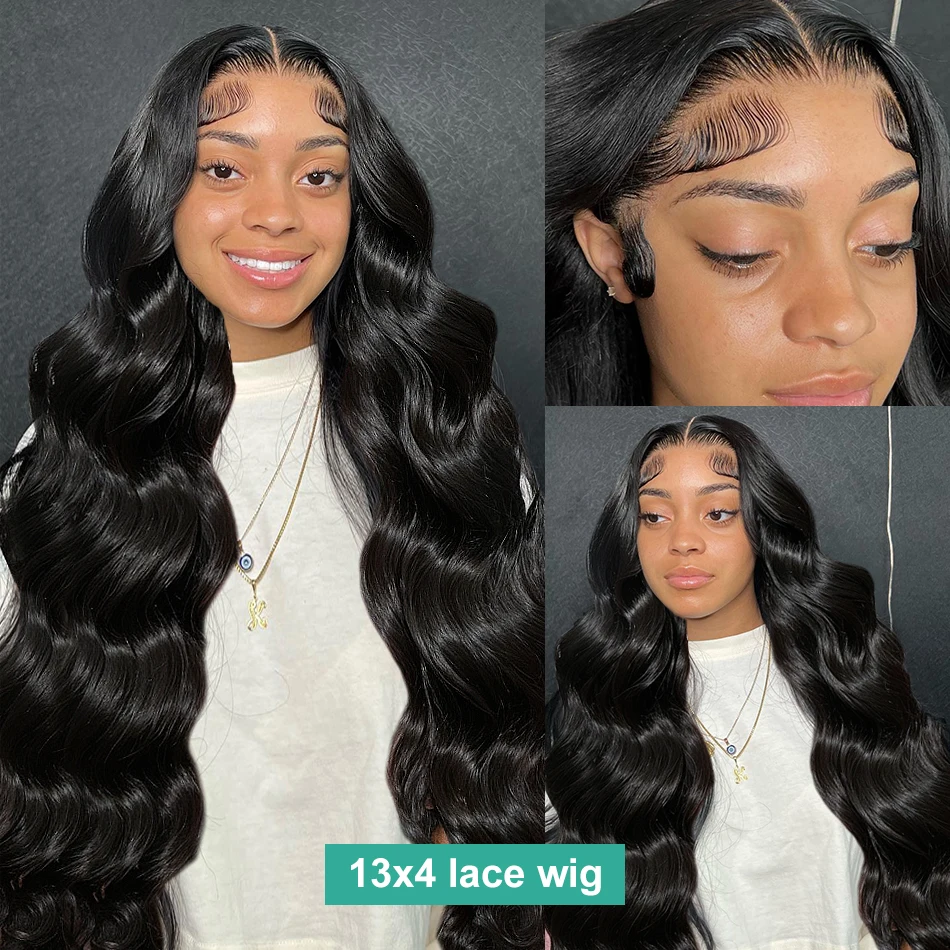 

13x4 Body Wave Hd Lace Front Wig 360 Full Lace Wig Human Hair Pre Plucked 13x6 Transparent Lace Frontal Brazilian Wigs For Women