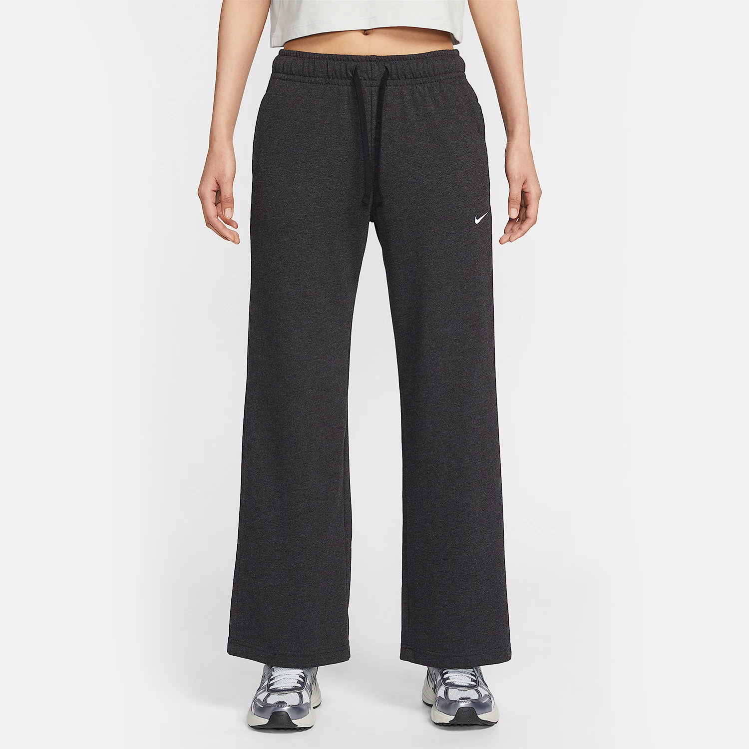 

Nike genuine Sportswear Women's Knit Wide-leg Mid-rise Pants II1870-032