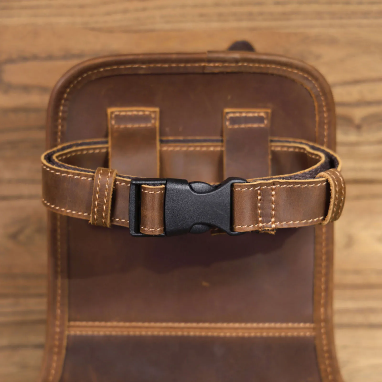 Vintage Herren Echtes Leder Taille Tasche Casual Schulter Taschen Top Schicht Rindsleder Outdoor Handy Holster Crazy Horse Leder – Detail 14