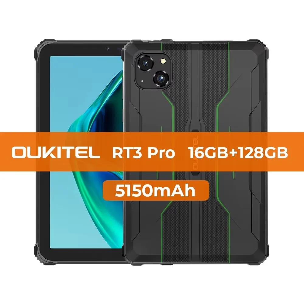 OUKITEL RT3 PRO 8インチ防水タブレット 16GB+128GB