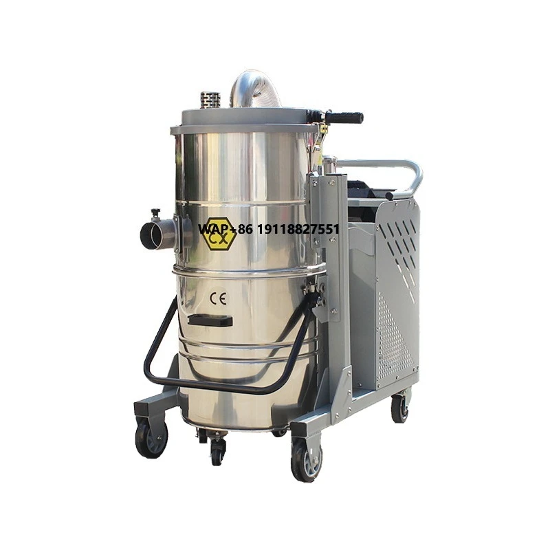 ATEX Certification Single Phase 2.2 KW Industrial Explosion Proof Vacuum Cleaner for Efficient Dust Collection