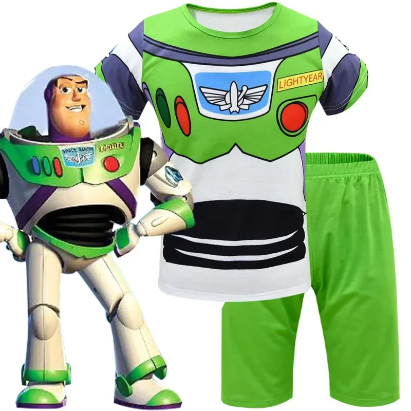 New 2025 Toy Story Halloween Costumes For Kids Sweater Buzz Lightyear Cosplay Fancy Dress 94ly