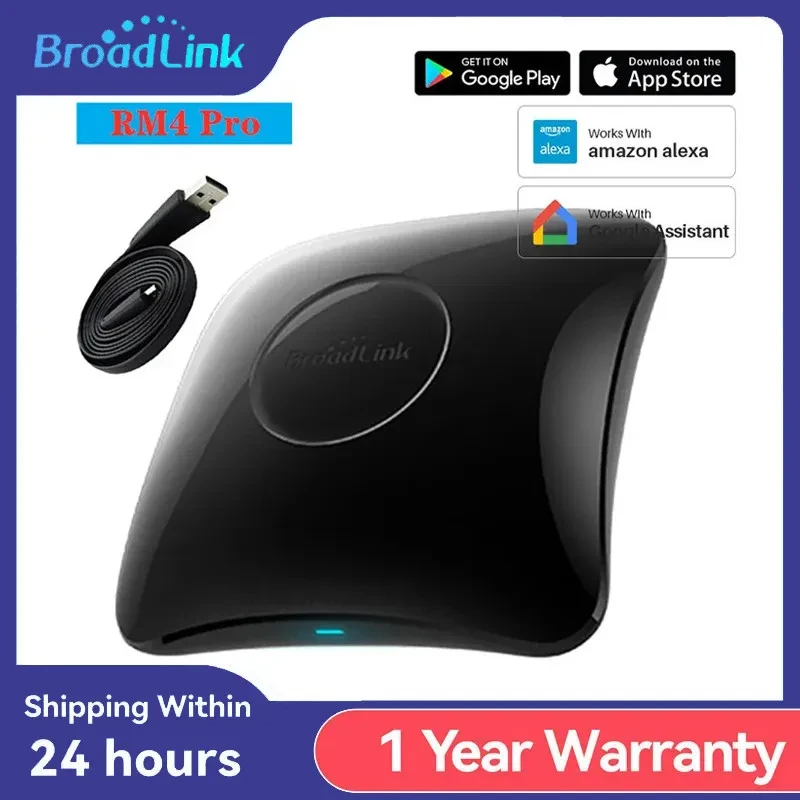 Original Broadlink RM4 Pro IR RF WIFI Control remoto inteligente Universal RM4Pro SmartHome automatización funciona con Alexa y Google Home