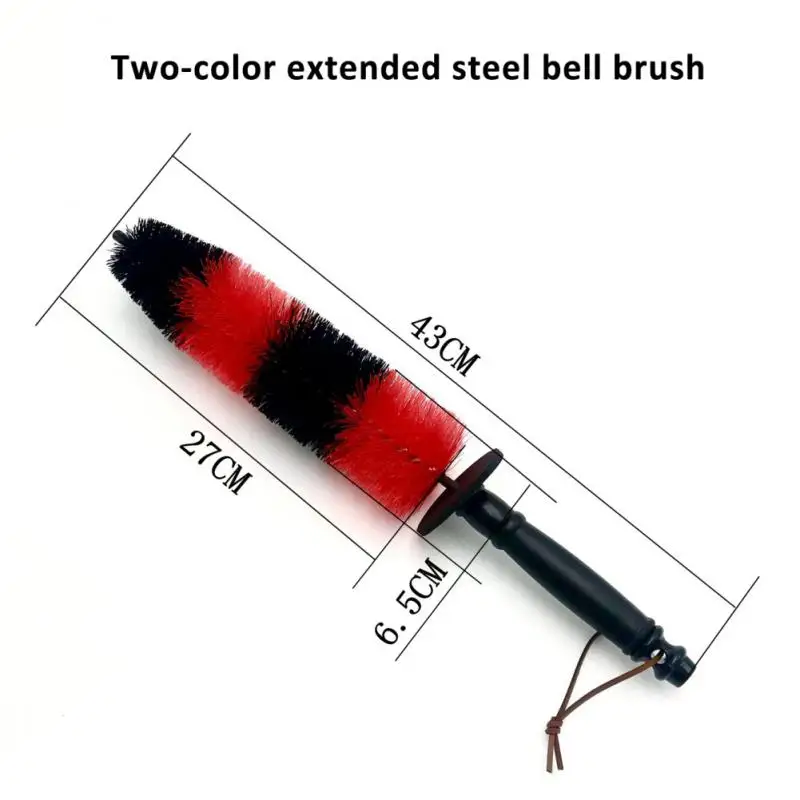 자동차 휠 림 디테일링 브러시, 길고 부드러운 강모 타이어 세척 브러시, 오토바이 자동차 트럭 모터 엔진 그릴 청소 도구 키트