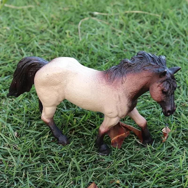 Mais recente Fazenda realista A cerca Animal Cavalo Cavaleiro Modelo Appaloosa Hannover Cavalo Figuras de ação Brinquedos educativos para crianças