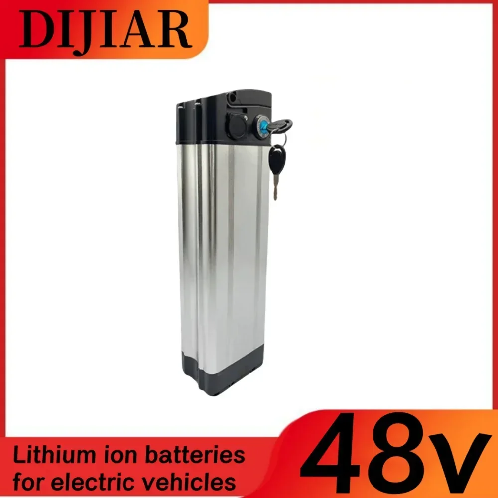 New Full Capacity Power 18650 Lithium Battery 48V10ah-50ah, Suitable for Silver Fish Style,+54.6V Lithium Battery Charger