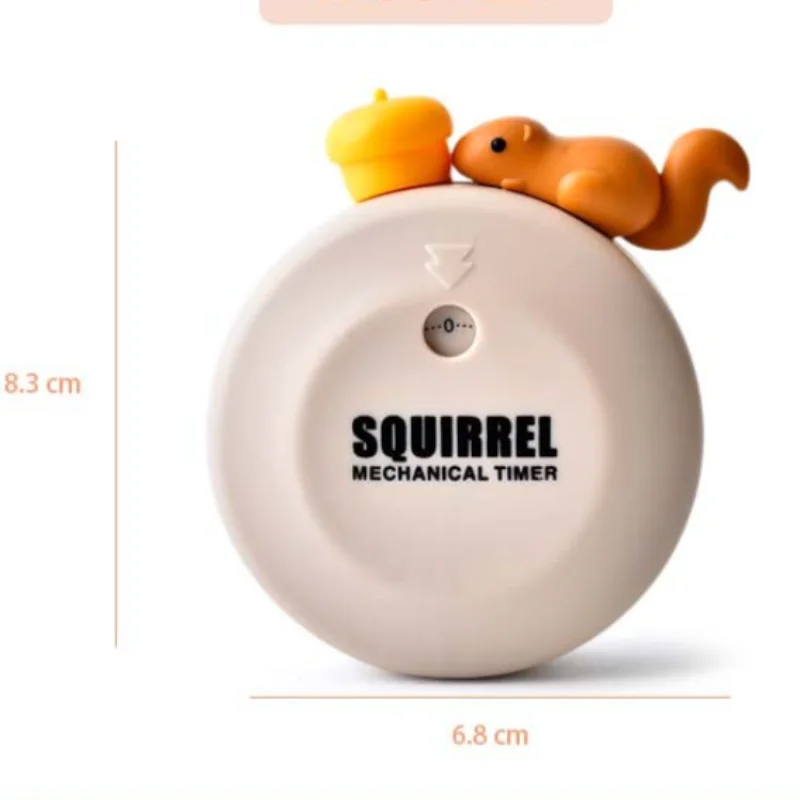 New Timer Fridge Magnet Cartoon Animal Shape Easy Operate Kitchen Timer Cooking Baking Helper Kitchen Tools Children's Gifts