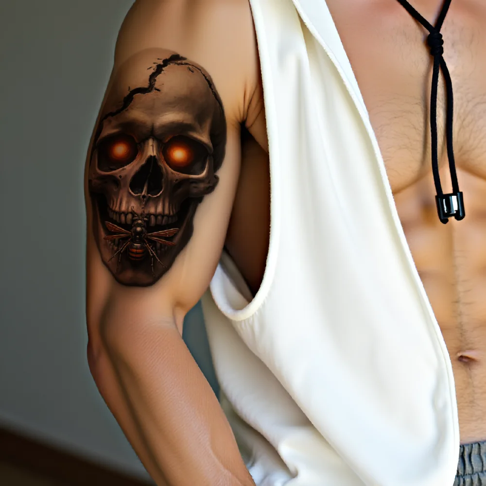 3 stuks tijdelijke tattoo insect kolibrie spin voor dijen armen mannen