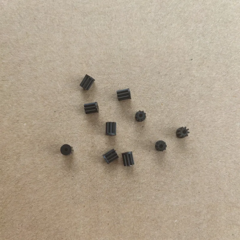 10pcs/bag Plastic Small Motor Gears 6T 7T 8T 9T 10T 11T 12T 13T 0.3M 0.4M R/C Helicopter Quadcopter Drone Model Toys Spare Parts