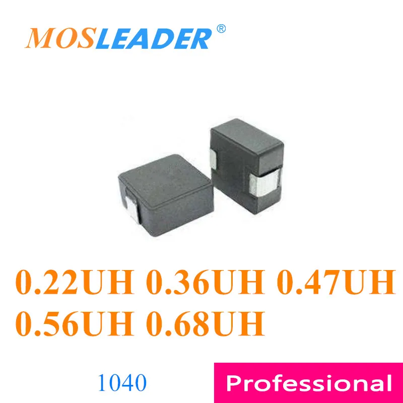 Mosleader 500pcs 1040 0.22UH 0.36UH 0.47UH 0.56UH 0.68UH 10*10*4 R22 R36 R47 R56 R68 Molded power inductors Made in China