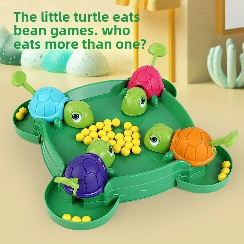 Kids Desktop Competitive Games Turtles Eat Beans safe Parent-child Interaction Entertainment Game Educational Relieve Stress Toy