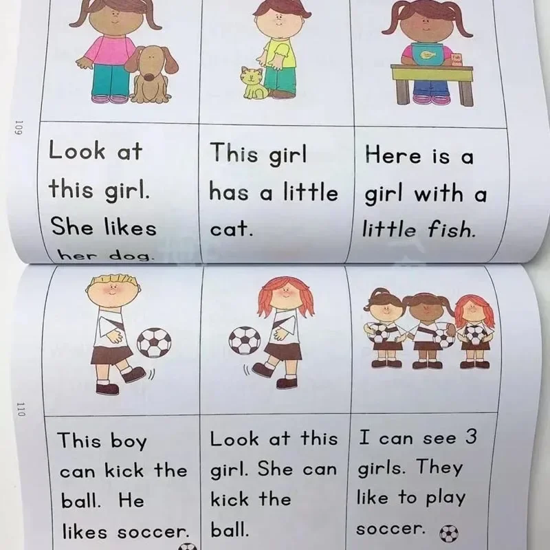 240 Pages English Very First Alphabet Sentences Textbook Workbook Exercise Book School Children Education Teaching Learning