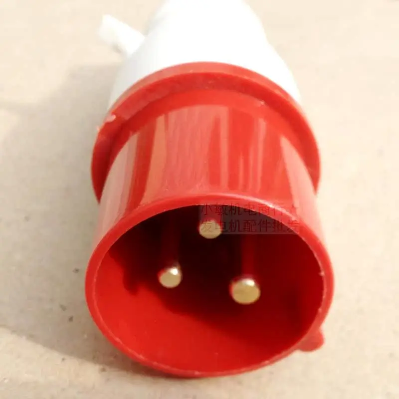 1 piece For generator accessories, 220V three-hole industrial European 32A/16A plug and socket