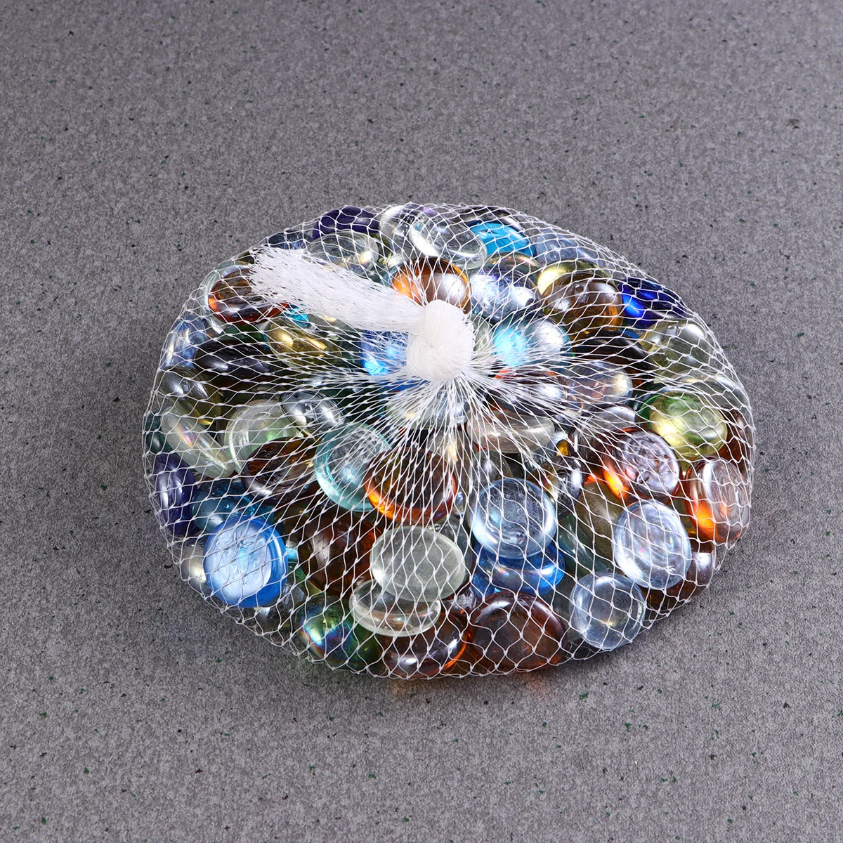 

1 комплект, красные прозрачные плоские стеклянные бусины, прочные ручной работы, ремесленные пейзажные украшения для аквариума, украшения для аквариума