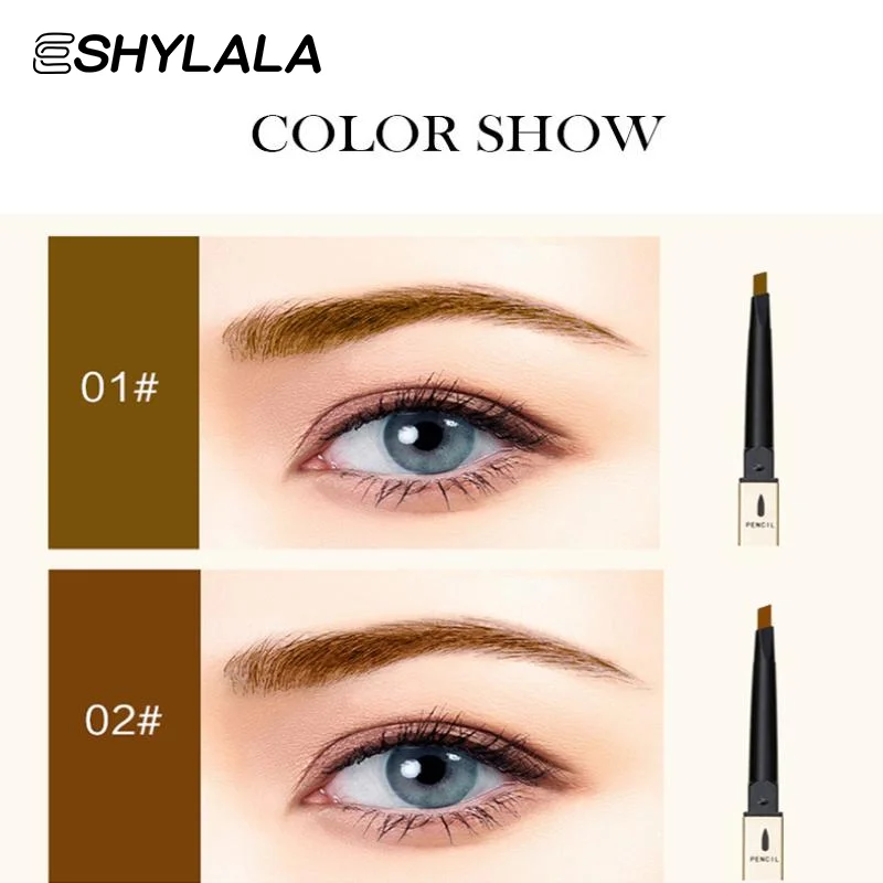 BSIMONE waterdicht wenkbrauwpotlood, wenkbrauwpotlood voor beginners, fijn tweekoppig wenkbrauwpotlood, duurzaam en langdurig