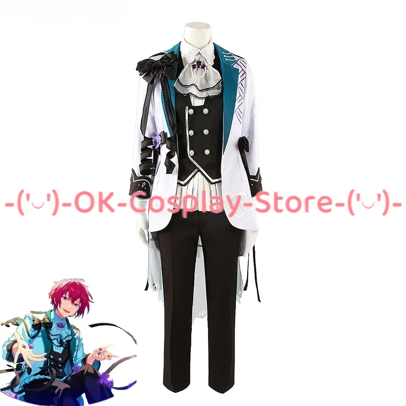 

Game Ensemble Stars Suou Tsukasa Cosplay Costume Fancy Party Suit Coat Vest Shirt Pants Hallowen Carnival Uniforms Custom Made