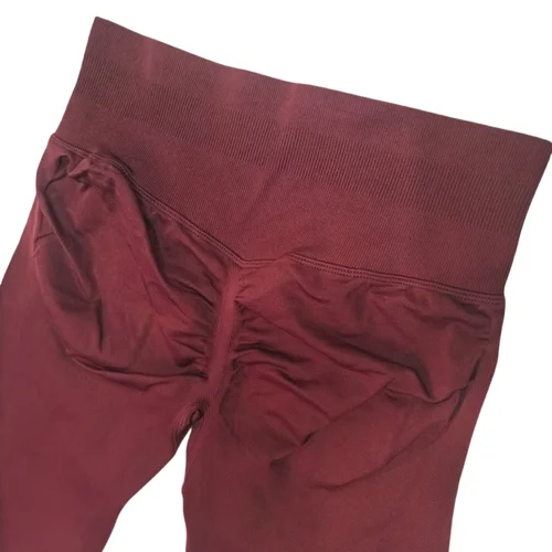 Imagen 2 del producto Nuevos pantalones de Yoga transpirables de alta elasticidad, pantalones sin costuras para mujer, pantalones de Yoga de cintura alta y caderas, pantalones de Yoga para Pilates, pantalones de Fitness para montar en verano