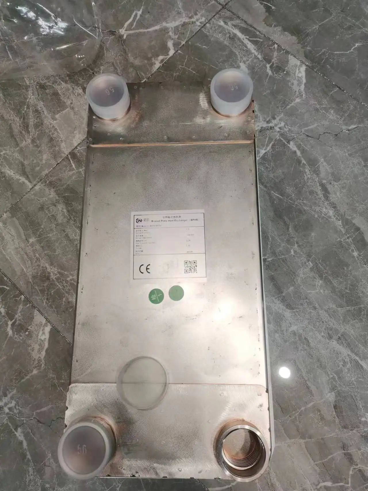 Food Grade Brazed Plate Heat Exchanger For Food Beverage Liquid Cooling Compact Design High Heat Transfer